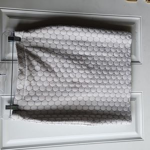 Leota Midi Pencil Skirt Color White/Black Size S